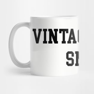 Vintage Card Snob - Black Lettering Mug